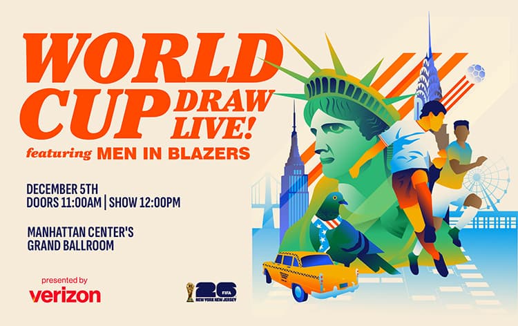 World Cup Draw Live Featuring Men in Blazers