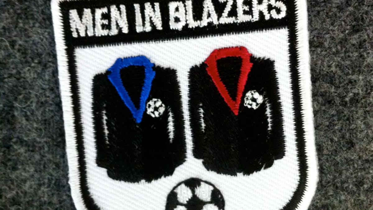 Men in blazers patch discount