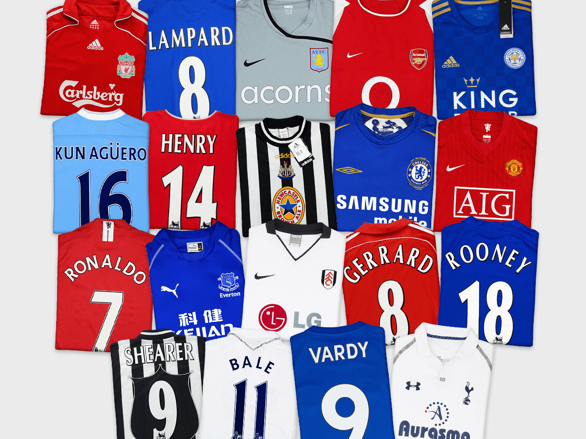 Manchester united shirts through best sale the years