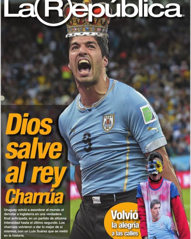 God Save the King, reads La Republica (Uruguay).
