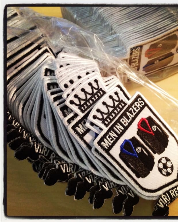 Men in blazers patch deals