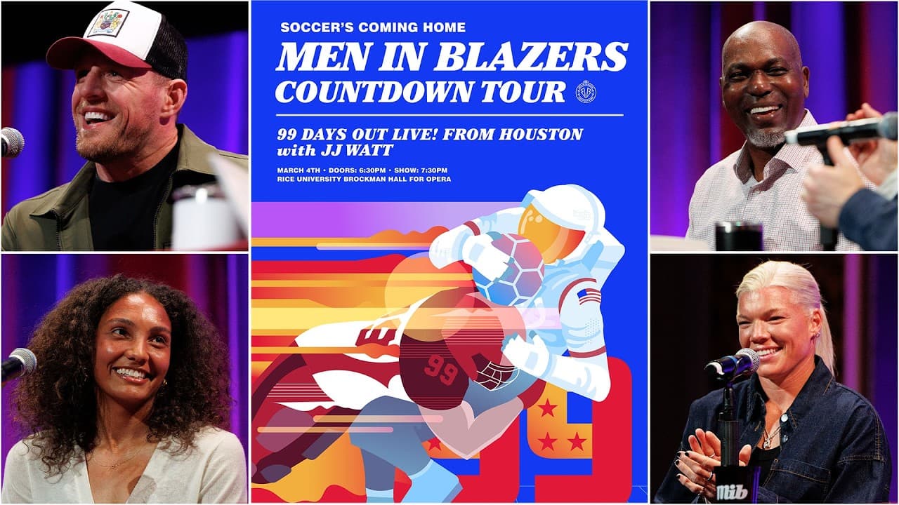 JJ Watt on VAR, PL vs NFL & Burnley Fans — LIVE in Houston | w/ Olajuwon and Houston Dash stars