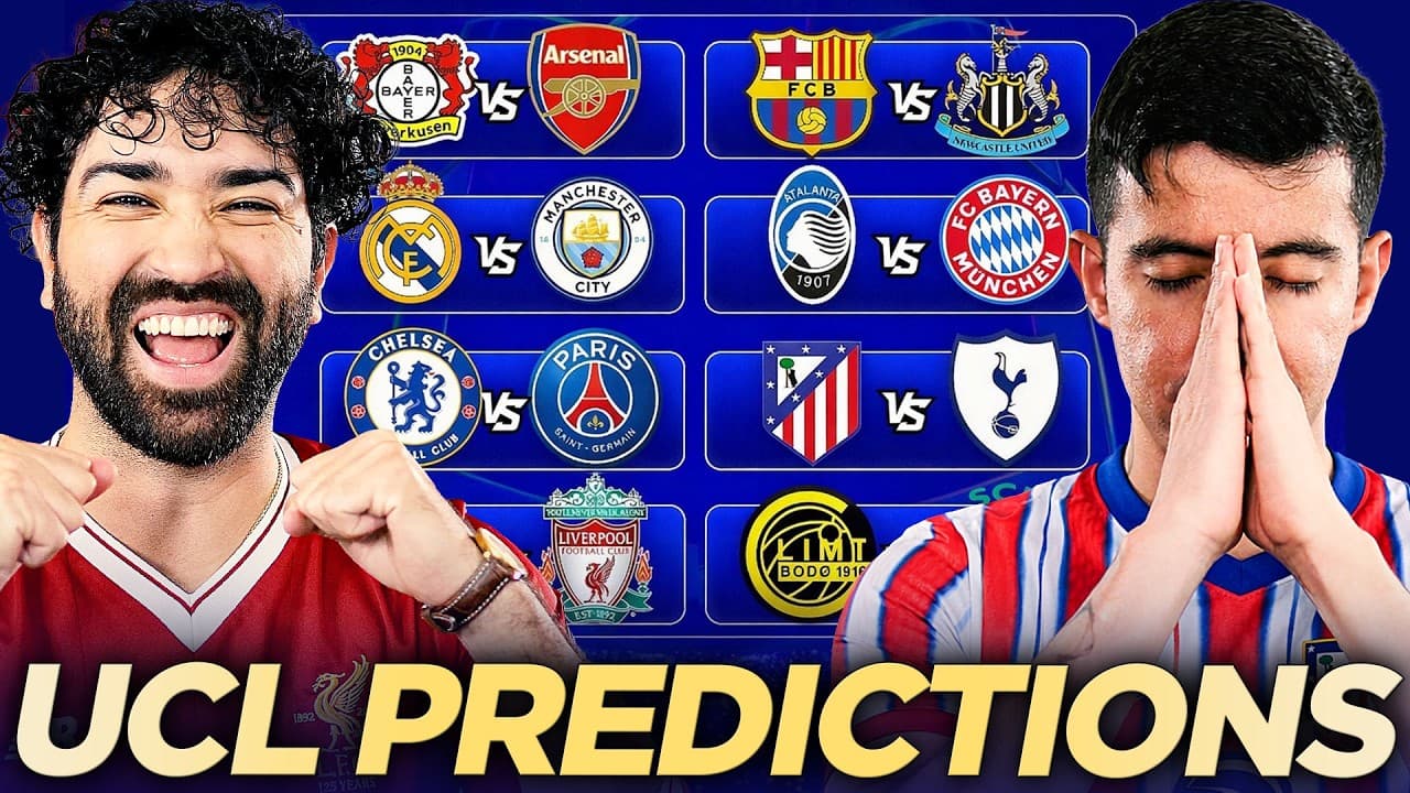 CHAMPIONS LEAGUE ROUND OF 16 PREVIEW & PREDICTIONS! 🔥