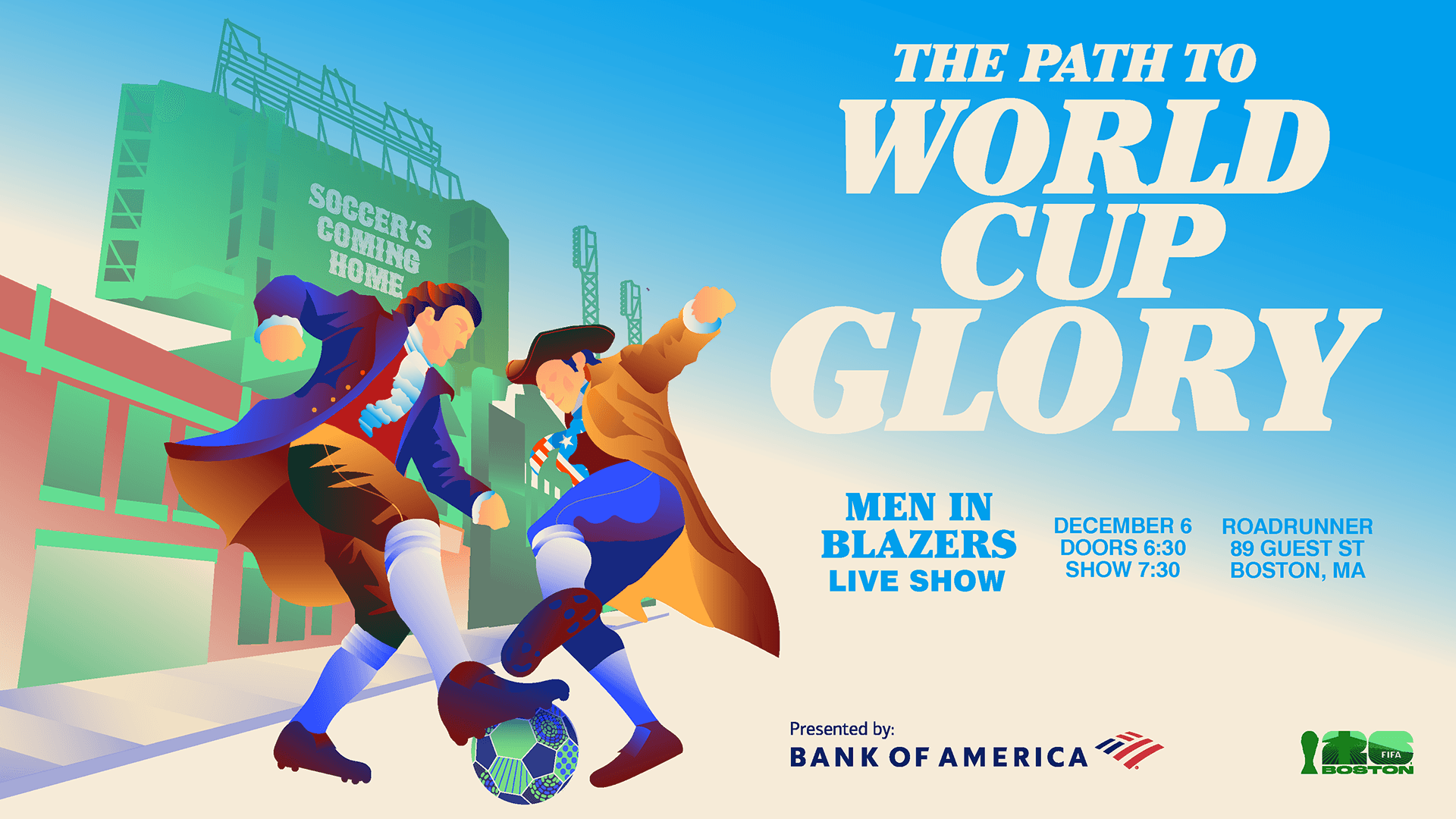 Men in Blazers LIVE in Boston